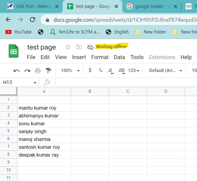 Google sheets operating system | google sheets men 6 new update