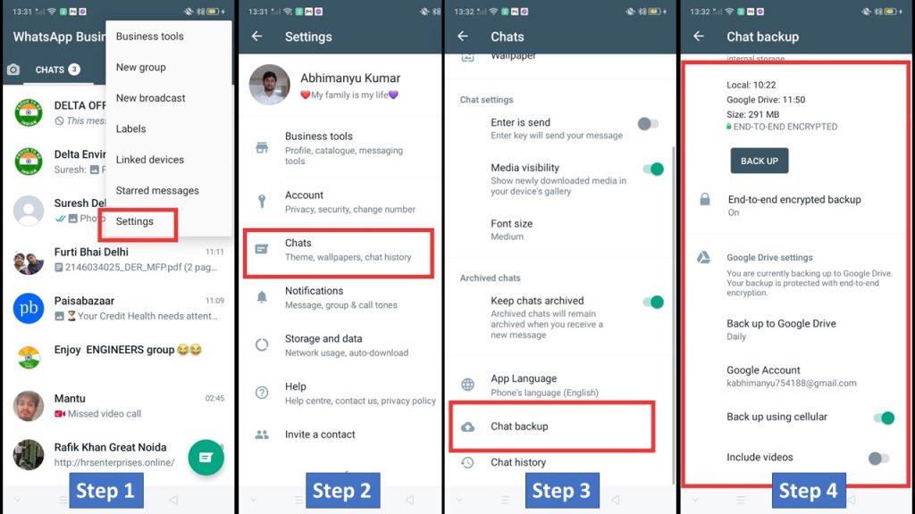 WhatsApp backup aur restore kaise kare | येसे करें बैकअप और रिस्टोर