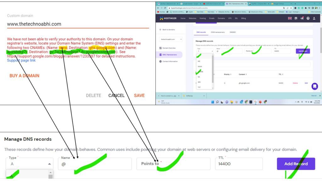 connect custom domain to blog | how to link domain with blog